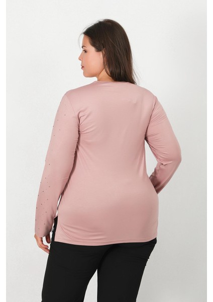 Taş Baskılı Penye Bluz fırsatları