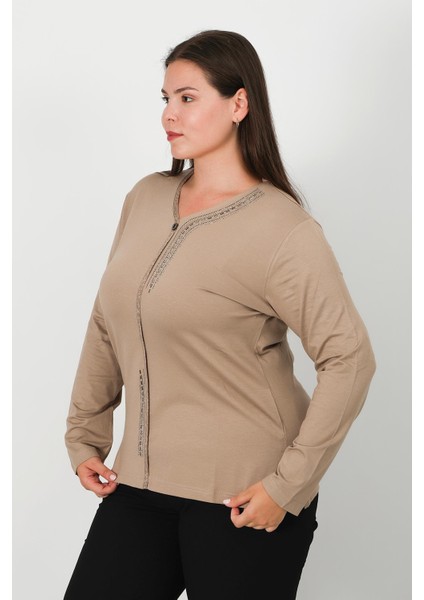 Taş Baskılı Penye Bluz 0611 fiyatları