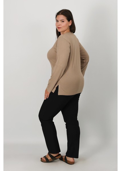 Taş Baskılı Penye Bluz 0611 fırsatları