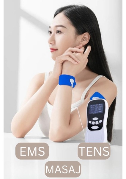 Taşınabilir Şarjlı Ems-Tens-Masaj Aleti Ultra Sessiz Elastik – Fizik Tedavi & Kas Gevşetme fırsatları