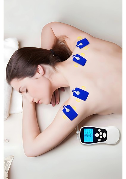Taşınabilir Şarjlı Ems-Tens-Masaj Aleti Ultra Sessiz Elastik – Fizik Tedavi & Kas Gevşetme