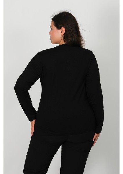 Taş Baskılı Penye Bluz 0611 indirimleri