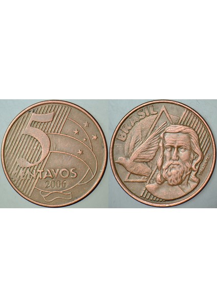 Brezilya 5 Centavos 2006.