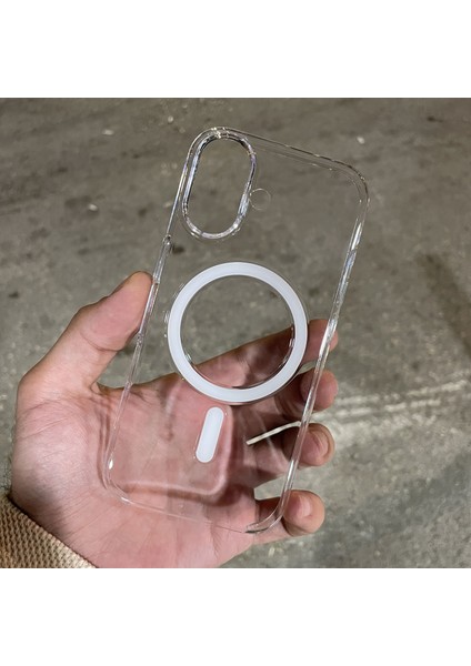 iPhone 17 Kılıf Şeffaf Sararmaz Magsafe Altı Açık Sert Pc Premium Kapak fiyatları