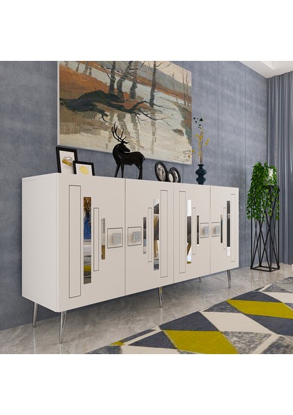 Sedunadd (KB150) Konsol Beyaz Gümüş