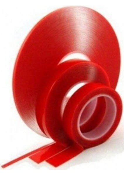 Şeffaf Silikon Çift Taraflı Bant 5m