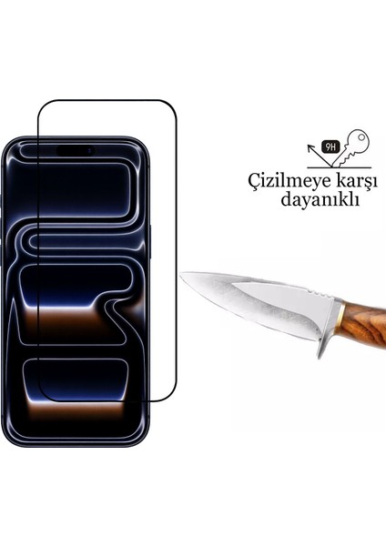 iPhone 17 Pro Kırılmaz Cam 5d Tam Kaplayan 9h Temperli Ekran Koruyucu modelleri