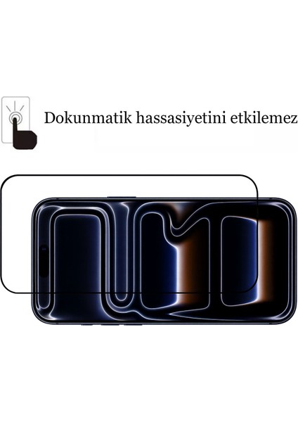 iPhone 17 Pro Kırılmaz Cam 5d Tam Kaplayan 9h Temperli Ekran Koruyucu fırsatları