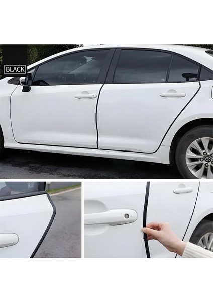 Fiat Egea Oto Araç Kapı Koruma Fitili 5metre Parlak Siyah Renk fiyatları