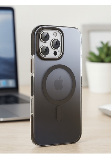 iphone 16 Pro Kılıf Magsafe Uyumlu Renk Geçişli Darbe Emici Degrade Kapak fiyatları