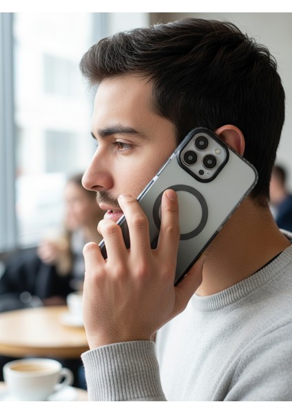 iPhone 13 Pro Max Kılıf Magsafe Uyumlu Renk Geçişli Darbe Emici Degrade Kapak