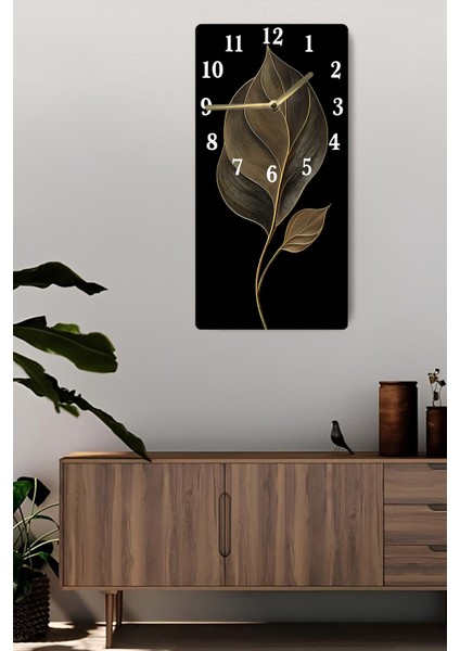 Dekoratif Mdf Dikdörtgen Duvar Saati – 30X60 cm Modern Tasarım Uv Baskılı – USD121 fiyatları