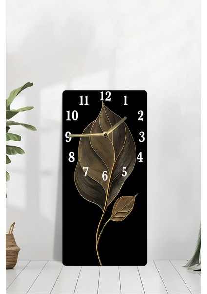 Dekoratif Mdf Dikdörtgen Duvar Saati – 30X60 cm Modern Tasarım Uv Baskılı – USD121 modelleri