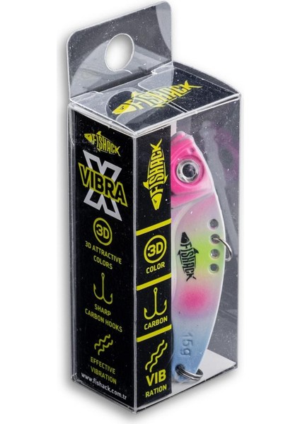 Vibrasyon Yem - Lrf/spin Jig - Fishack Vibrax - 15G 55MM - Candy Ice indirimleri
