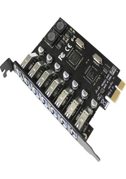 Pci-E Express 7 Port USB 3.0 Hub Çoklayıcı Çoğaltıcı Çevirici