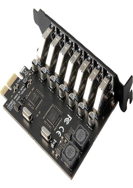 Pci-E Express 7 Port USB 3.0 Hub Çoklayıcı Çoğaltıcı Çevirici fırsatları