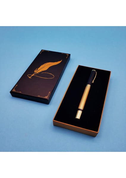 Kutulu Gold Roller Tükenmez Kalem