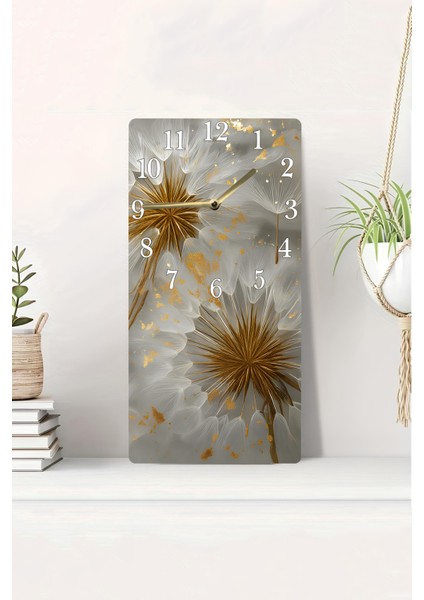 Mdf Dikdörtgen Duvar Saati 30X60 cm – Modern Uv Baskı Tasarım – USD122