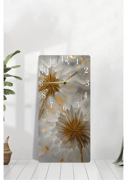 Mdf Dikdörtgen Duvar Saati 30X60 cm – Modern Uv Baskı Tasarım – USD122 modelleri