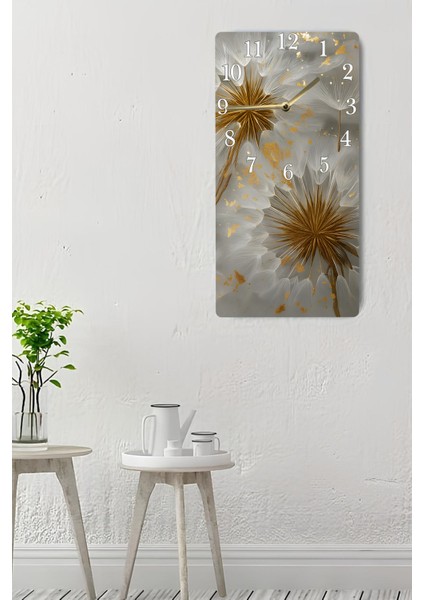 Mdf Dikdörtgen Duvar Saati 30X60 cm – Modern Uv Baskı Tasarım – USD122