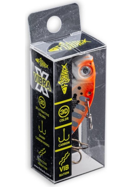 Vibrasyon Yem - Lrf/spin Jig - Fishack Vibrax - 15G 55MM - Snow Drift - Uv Boyalı fırsatları