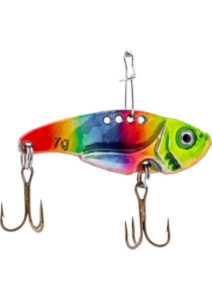 Vibrasyon Yem - Lrf/spin Jig - Fishack Vibrax - 7g 40MM - Rainbow Fury - Uv Boyalı fiyatları