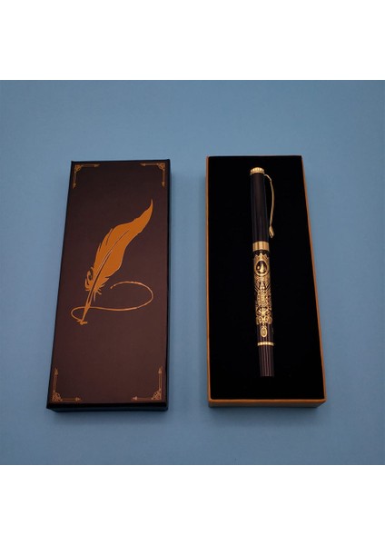 Kutulu Osmanlı Tuğralı Tükenmez Kalem