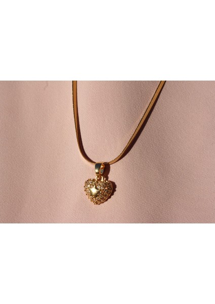 Yıldız Detaylı Kalp Kolye fiyatları