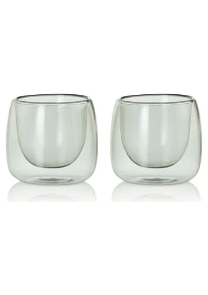 2'li Set Windlicht Yuna Şık ve Modern Dekoratif Mum Sırası