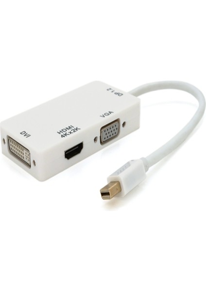 Minidp To Vga-Hdmı-Dvı Çevirici Dönüştürücü Adaptör indirimleri