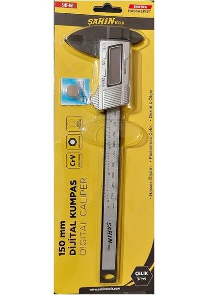 150 mm Dijital Kumpas Hassas Manuel Ölçü Aleti
