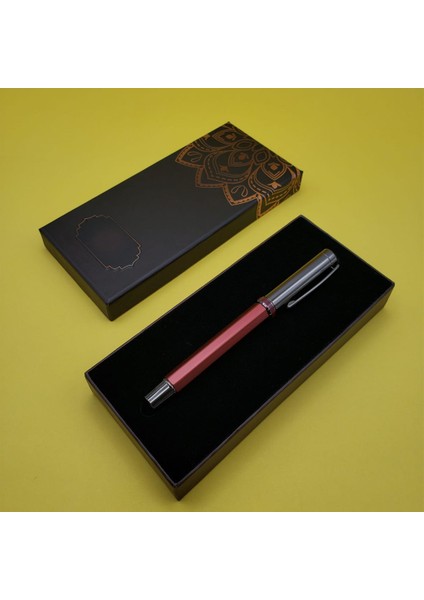 Kutulu Bordo Roller Tükenmez Kalem