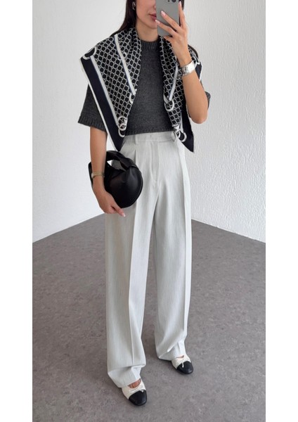 Açık Gri Dilvin Palazzo Pantolon modelleri