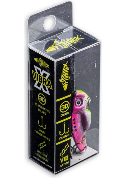 Vibrasyon Yem - Lrf/spin Jig - Fishack Vibrax - 7g 40MM - Sparkle - Uv Boyalı indirimleri