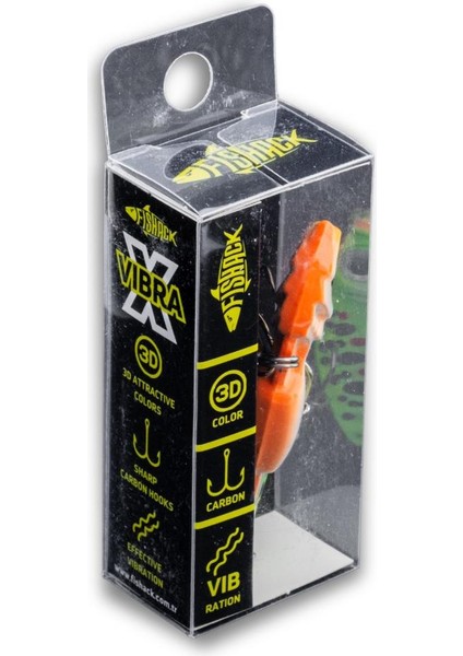 Vibrasyon Yem - Lrf/spin Jig - Fishack Vibrax - 15G 55MM - Fire Gill - Uv Boyalı indirimleri