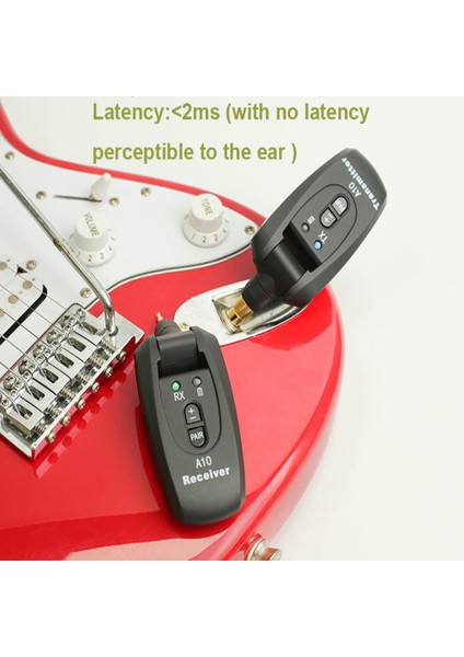 A10 Kablosuz Gitar Vericisi 2.4ghz 6,35MM ve 3,5mm Jak, 250 Derece Döner Fiş indirimleri