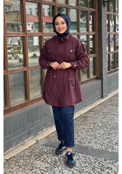 Almarwah Ceket 404987 Mürdüm