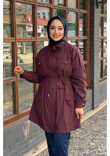 Almarwah Ceket 404987 Mürdüm modelleri