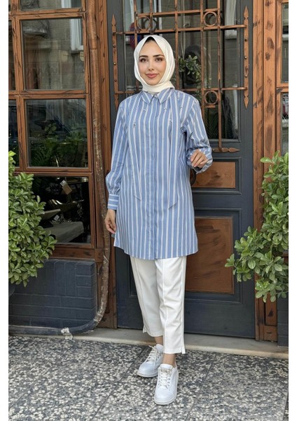 Gömlek 10002521511003 Mavi