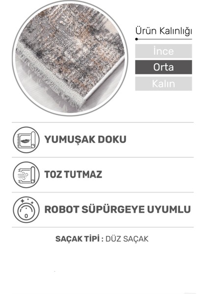 -Notteo Modern Halı | Yumuşak Dokulu, Dokuma Tabanlı, 7 mm Ince Form, Dayanıklı fiyatları