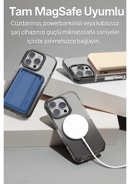 iPhone 14 Pro Max Kılıf Magsafe Uyumlu Renk Geçişli Darbe Emici Degrade Kapak modelleri