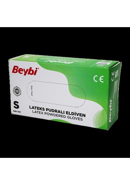 Beybi S Punrdalı Muayene Eldiveni 100LÜ