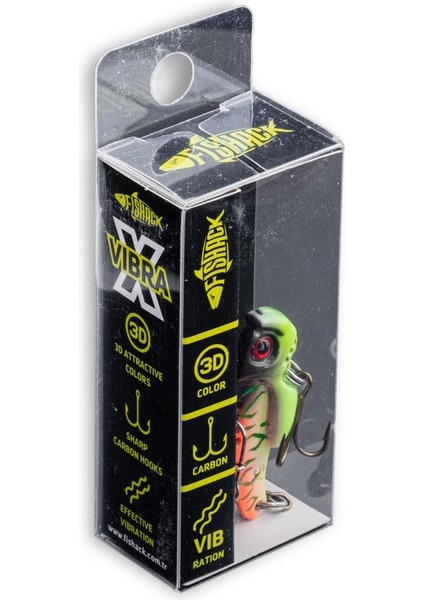 Vibrasyon Yem - Lrf/spin Jig - Fishack Vibrax - 7g 40MM - Uv Blaze - Uv Boyalı indirimleri