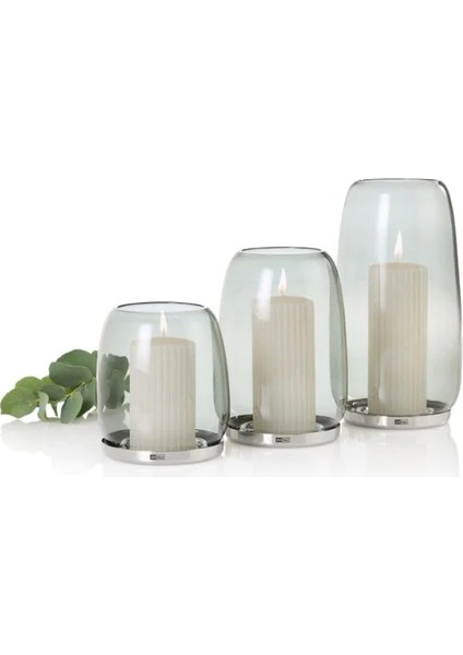 Windlicht Yuna 16,5 cm Şık ve Modern Tasarım Işıklık