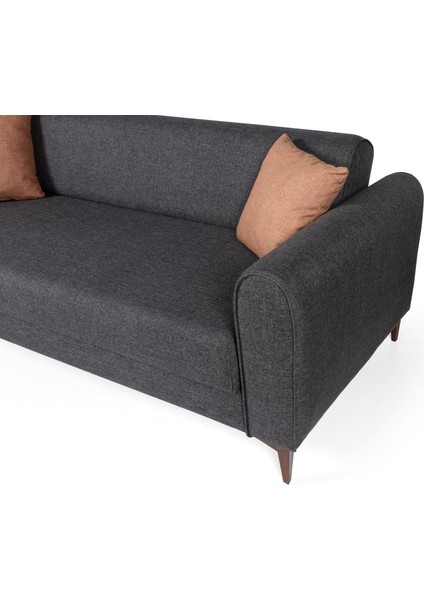 Comfy Yataklı Sandıklı Kanepe Antrasit fırsatları