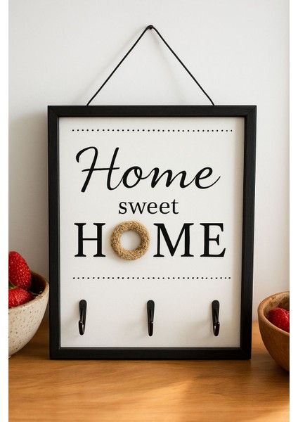 Anahtarlık Askılı Home Kapı Süsü/ Anahtarlık Askı
