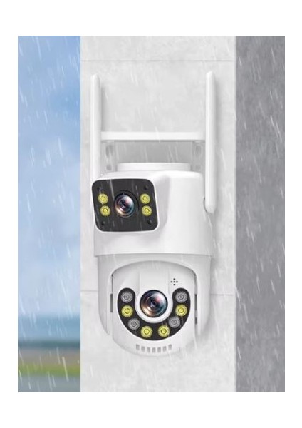 Dış Mekan Çift Kameralı Gece Görüşlü Full Hd Ip Akıllı Güvenlik Kamerası Ptz Güvenlik Kamerası modelleri