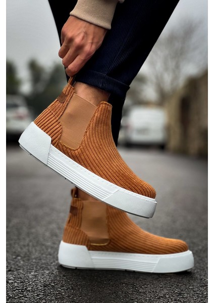 Harmany Premium Lastikli Erkek Bot Taba Süet