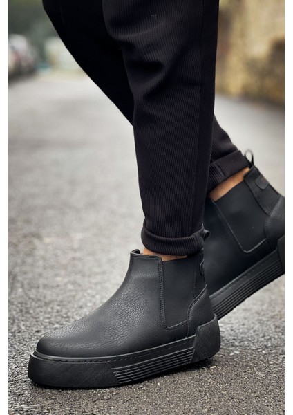 Harmany Premium Lastikli Erkek Bot Siyah modelleri
