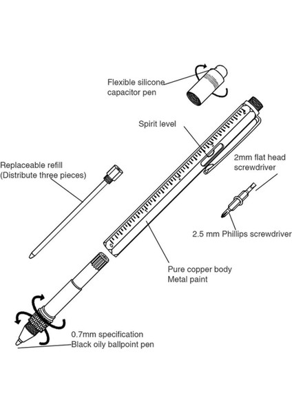 Cetvelli Tornavidali Su Terazili Dokunmatik Mimar Kalemi Sarı fiyatları